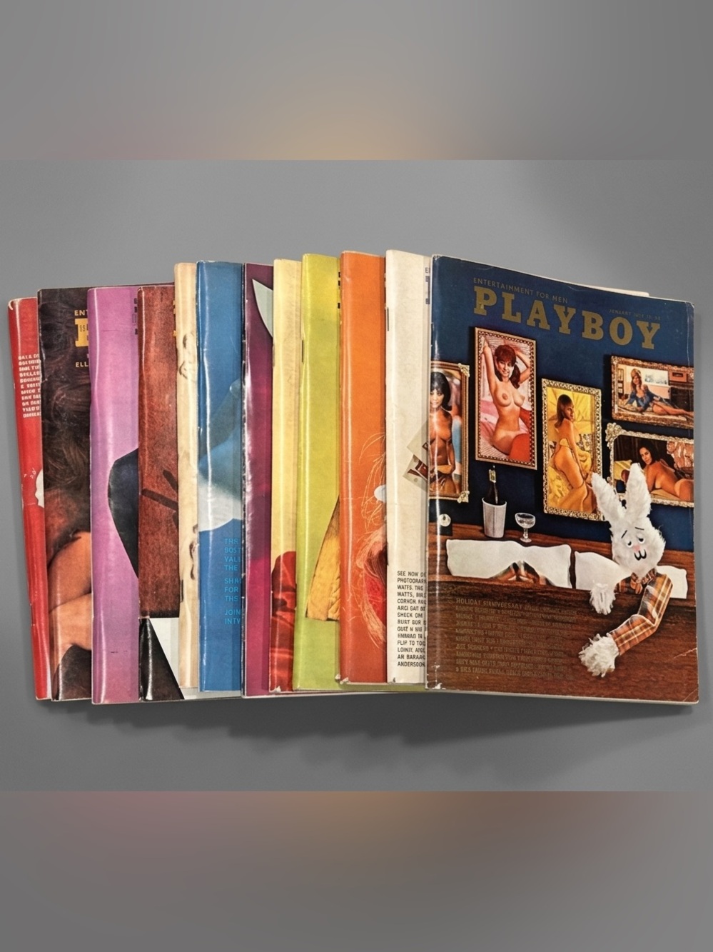 Vintage Playboy Magazine 1970 (Jan- Dec)